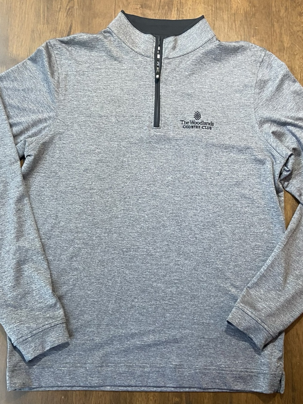 FootJoy 1/4 Zip Pullover Mens Small Gray Performance Sweatshirt Logo Athletic
